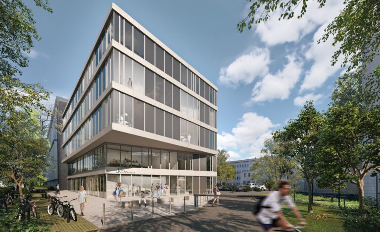 Visualisierung UKB Lehrgebäude Zahnmedizin.