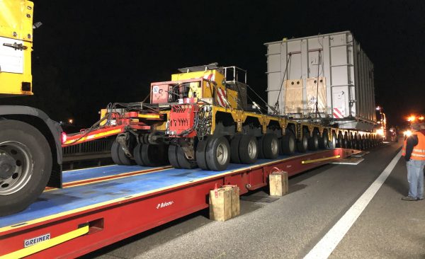 Schwerlasttransport.