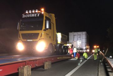 Schwerlasttransport.