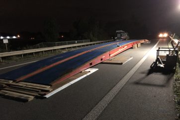 Schwerlasttransport.