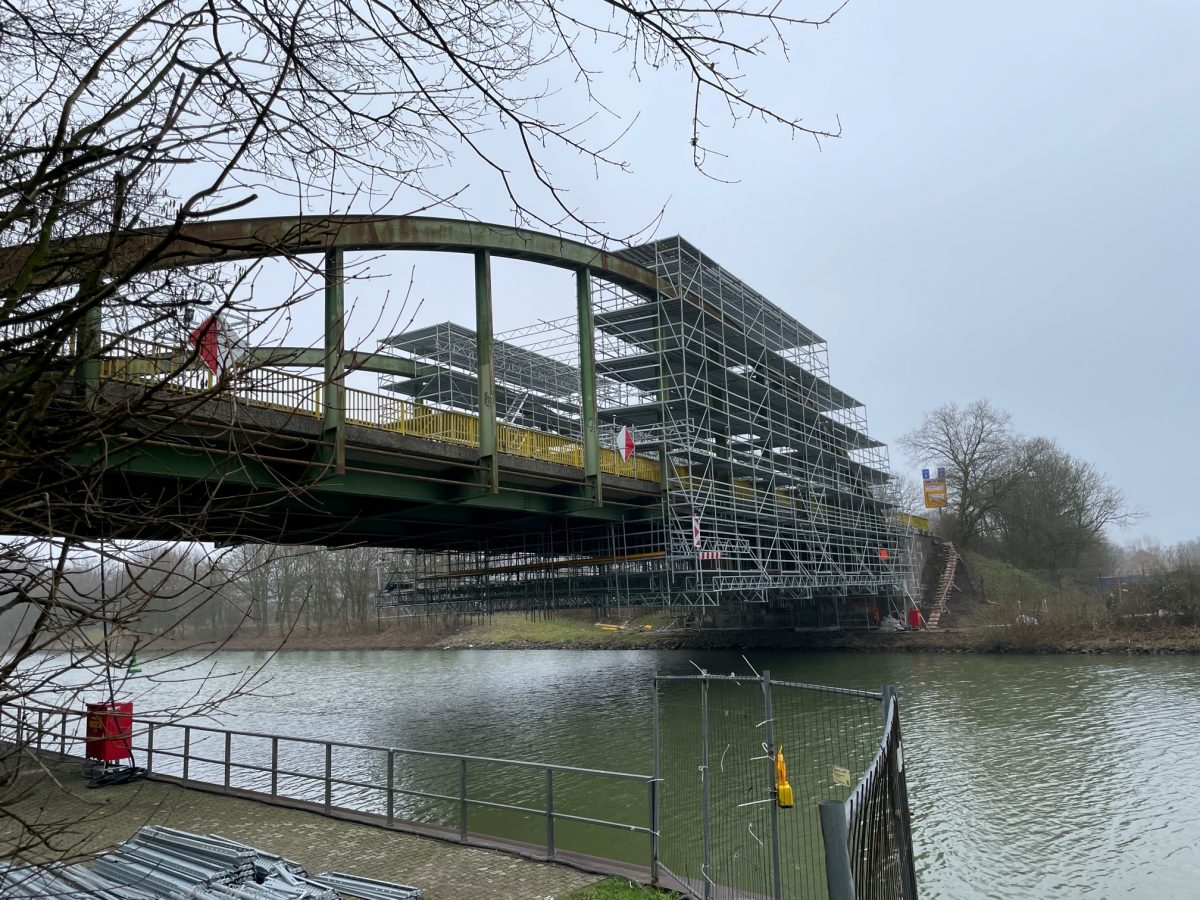 Prüfstatik bei Instandsetzung der Drewer Brücke über Wesel-Datteln-Kanal.
