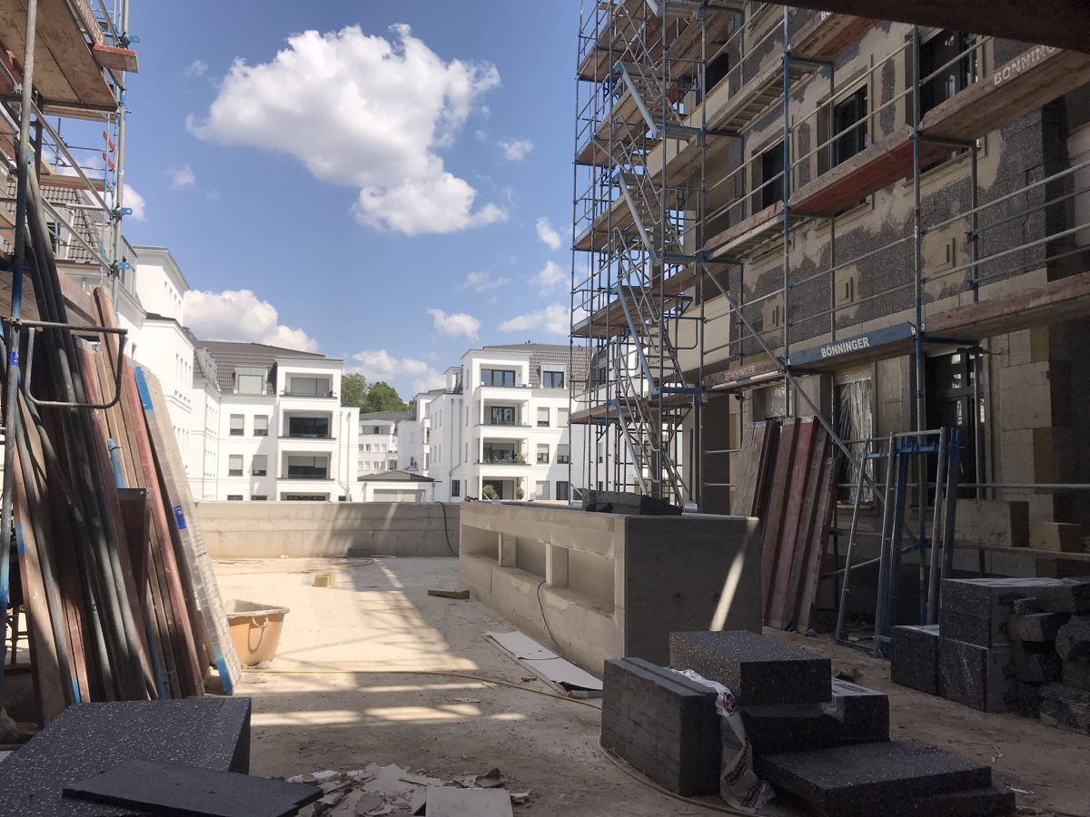 Baustellentermin Projekt Wielandhöfe in Bochum.