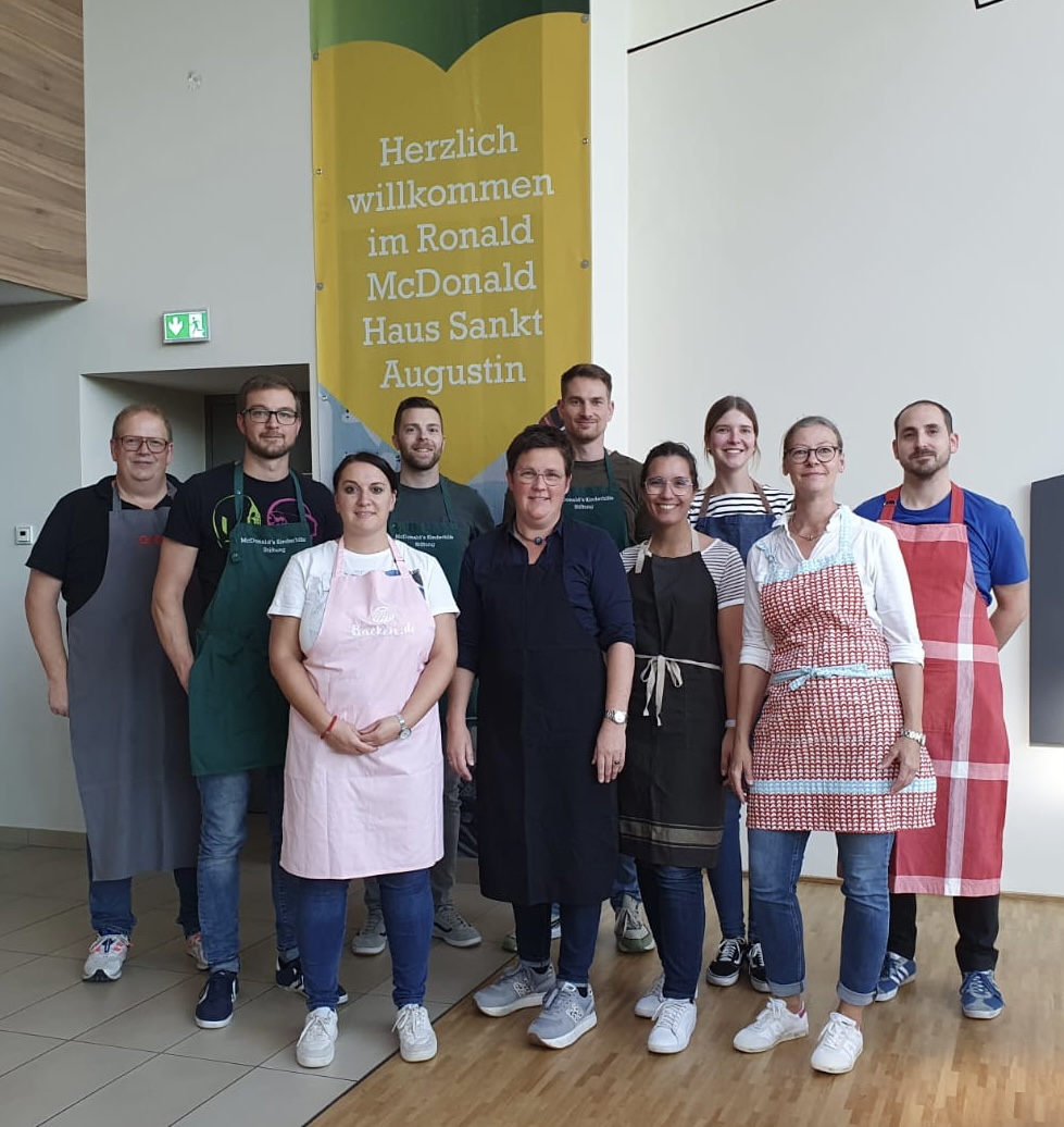 HZI-Bauphysik-Team im Ronald McDonald-Haus in Sankt Augustin.
