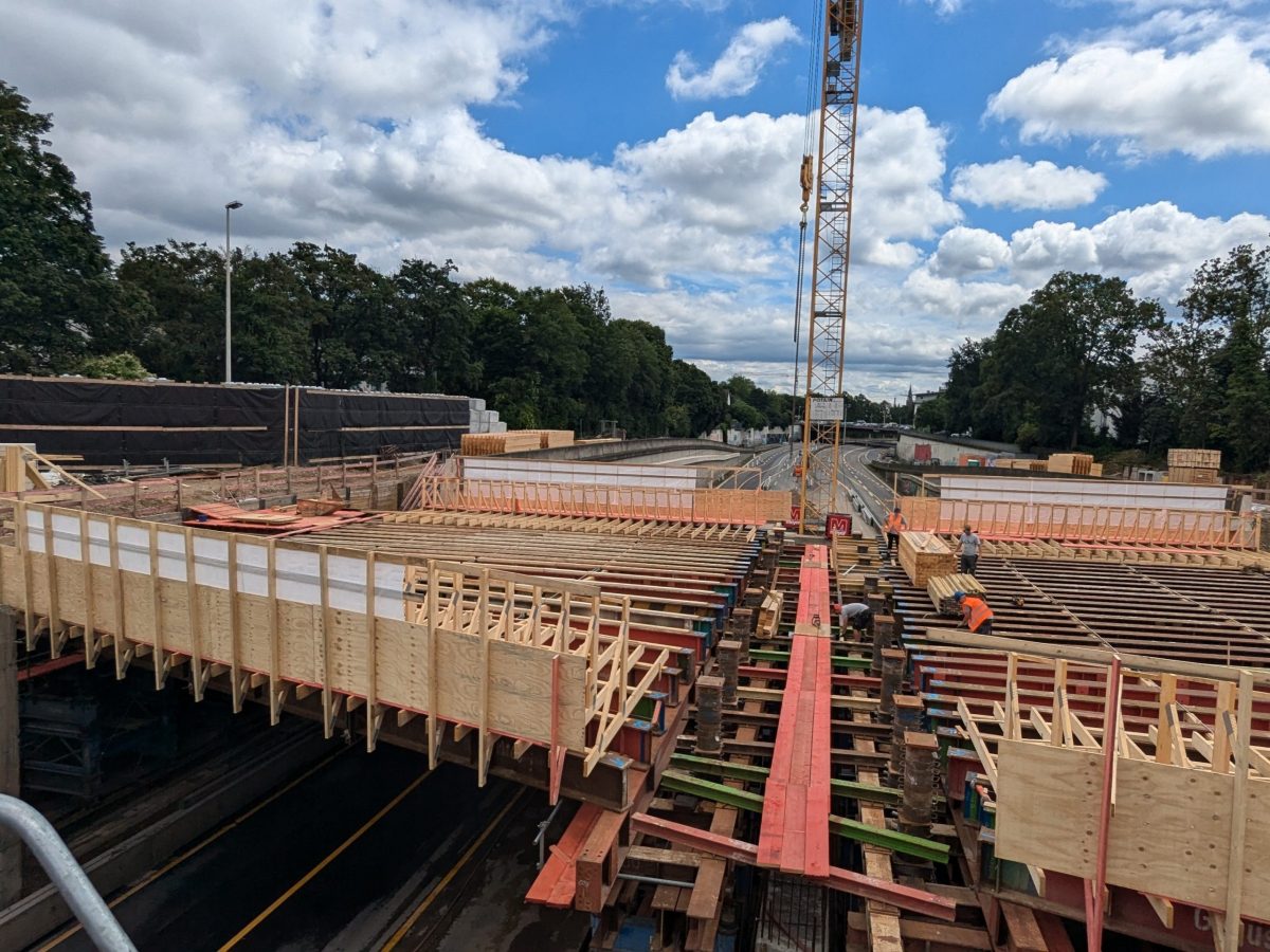 Baustelle Endenicher Ei in Bonn.
