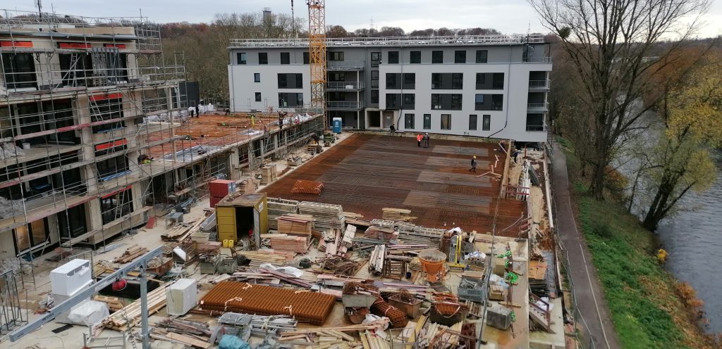 Baustellentermin in Leichlingen (Rheinland).