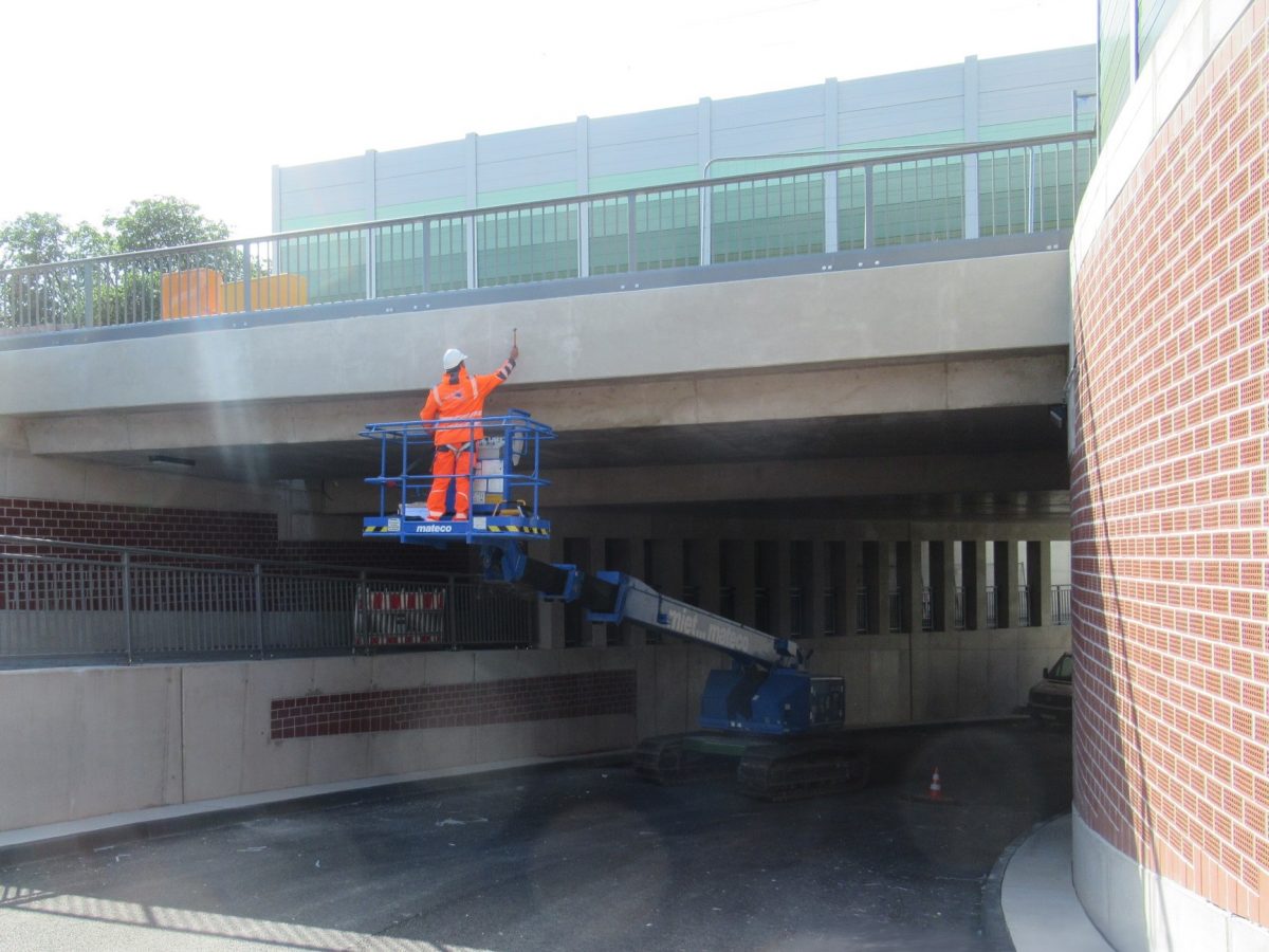 Bauwerksprüfung Brücken an der S13.