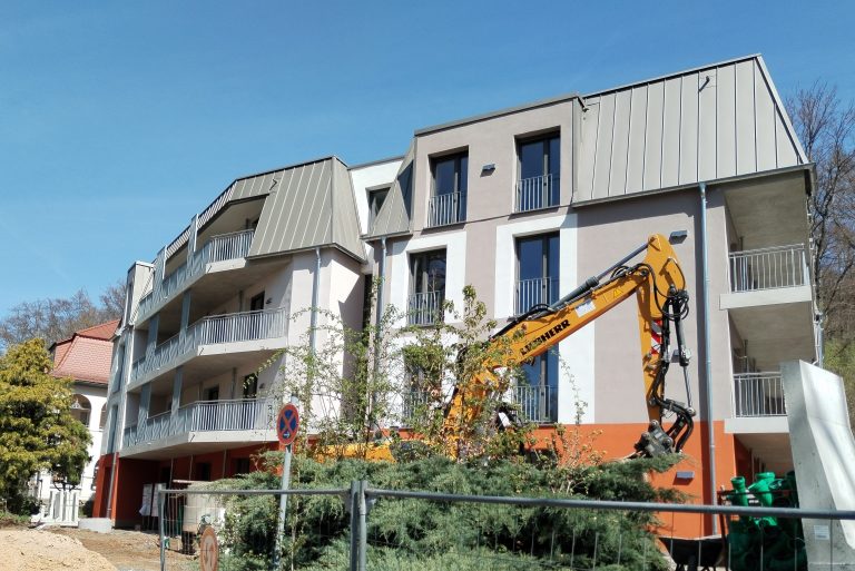 Baustelle Betreutes Wohnen Kaufungen.