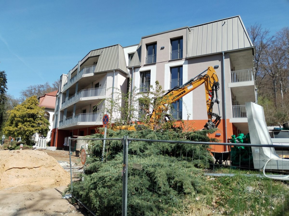 Baustelle Betreutes Wohnen Kaufungen.