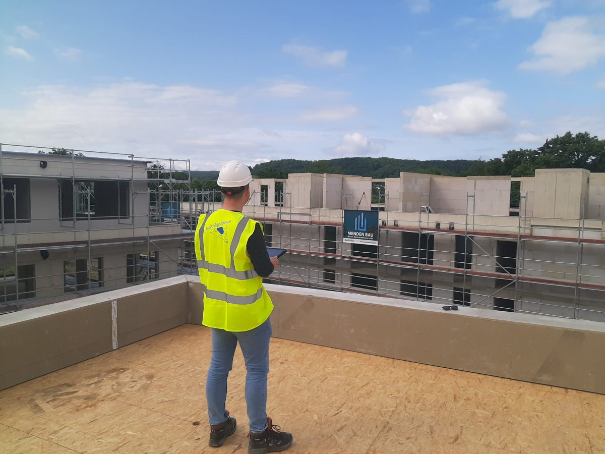 Klinkerhöfe Rhöndorf - HZI auf der Baustelle.