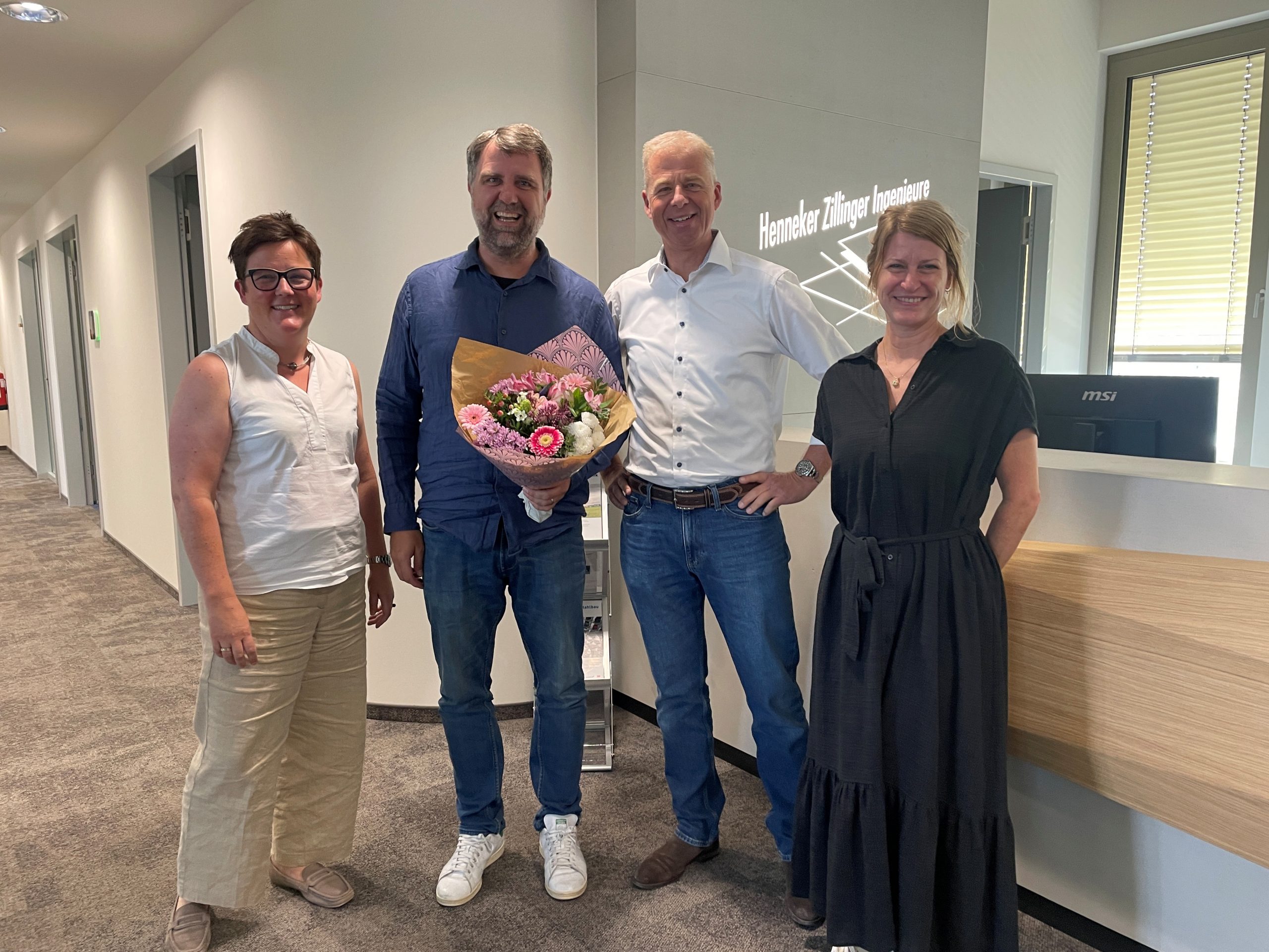 Uta Höner, Sven Mertens, Wulf Zillinger und Anke Berger.
