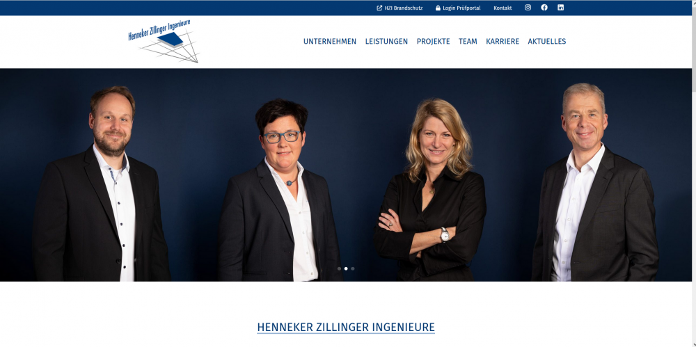 HZI Startseite der Homepage 2022.