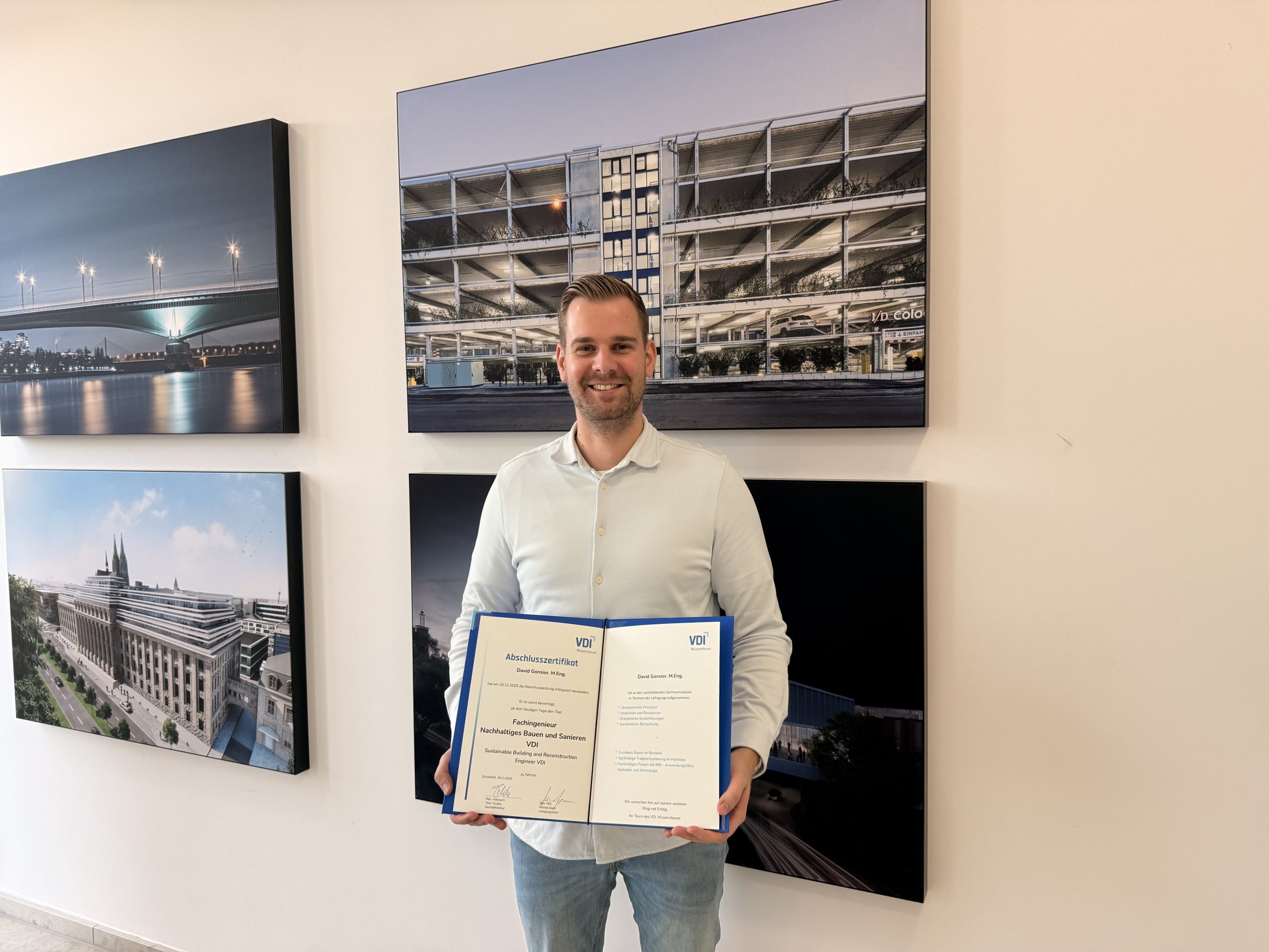 Fachingenieur Nachhaltiges Bauen und Sanieren David Gonsior.