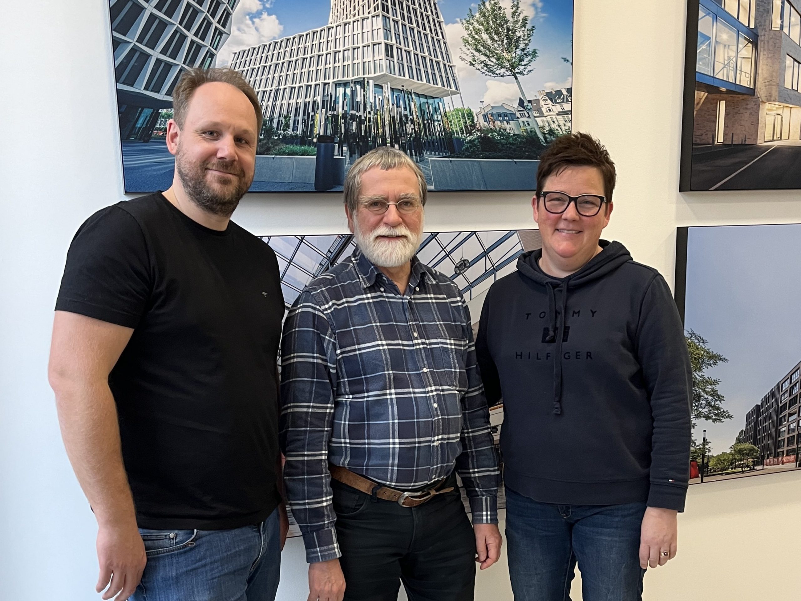 Martin Henneker, Andreas Hütter und Uta Höner.