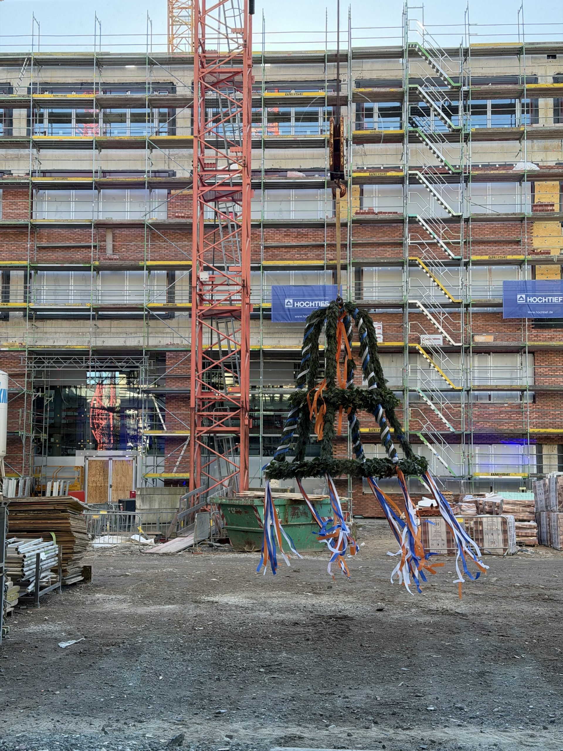 Richtfest der HSPV in Herne.