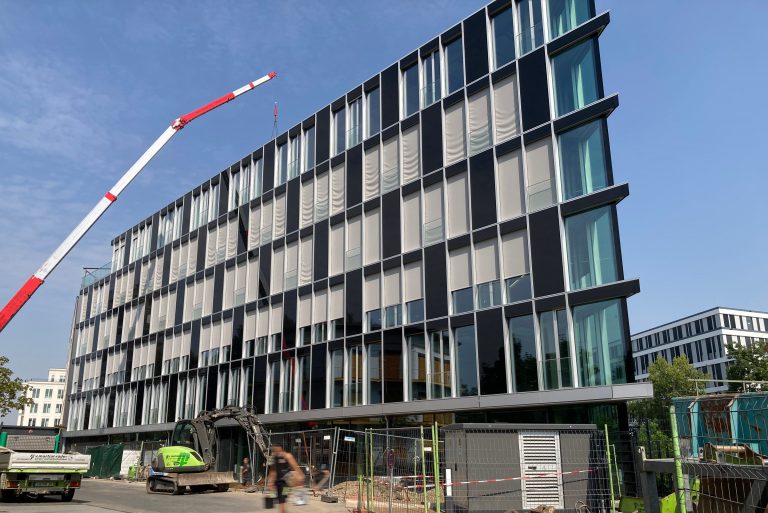 Innovation Greenhouse in Bonn - Baustelle.