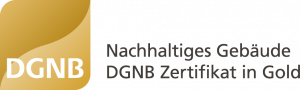 DGNB-Zertifikat in Gold.