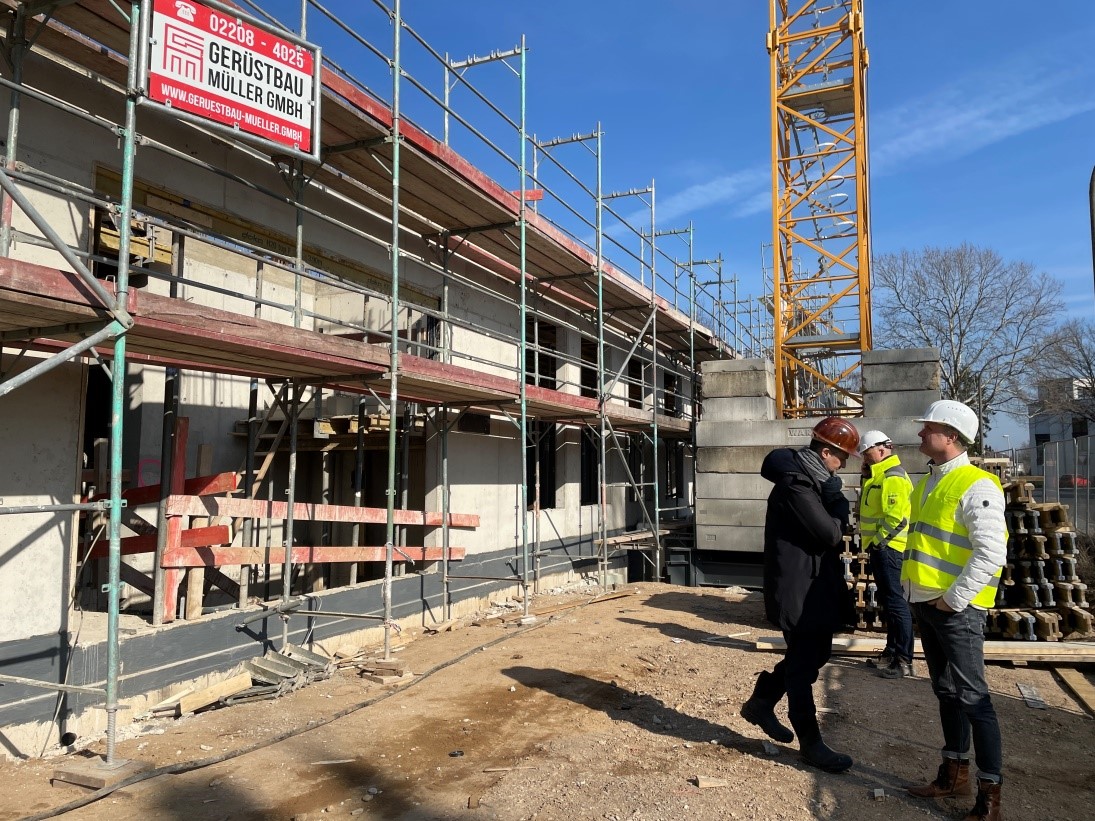 Besuch auf der HZI-Baustelle